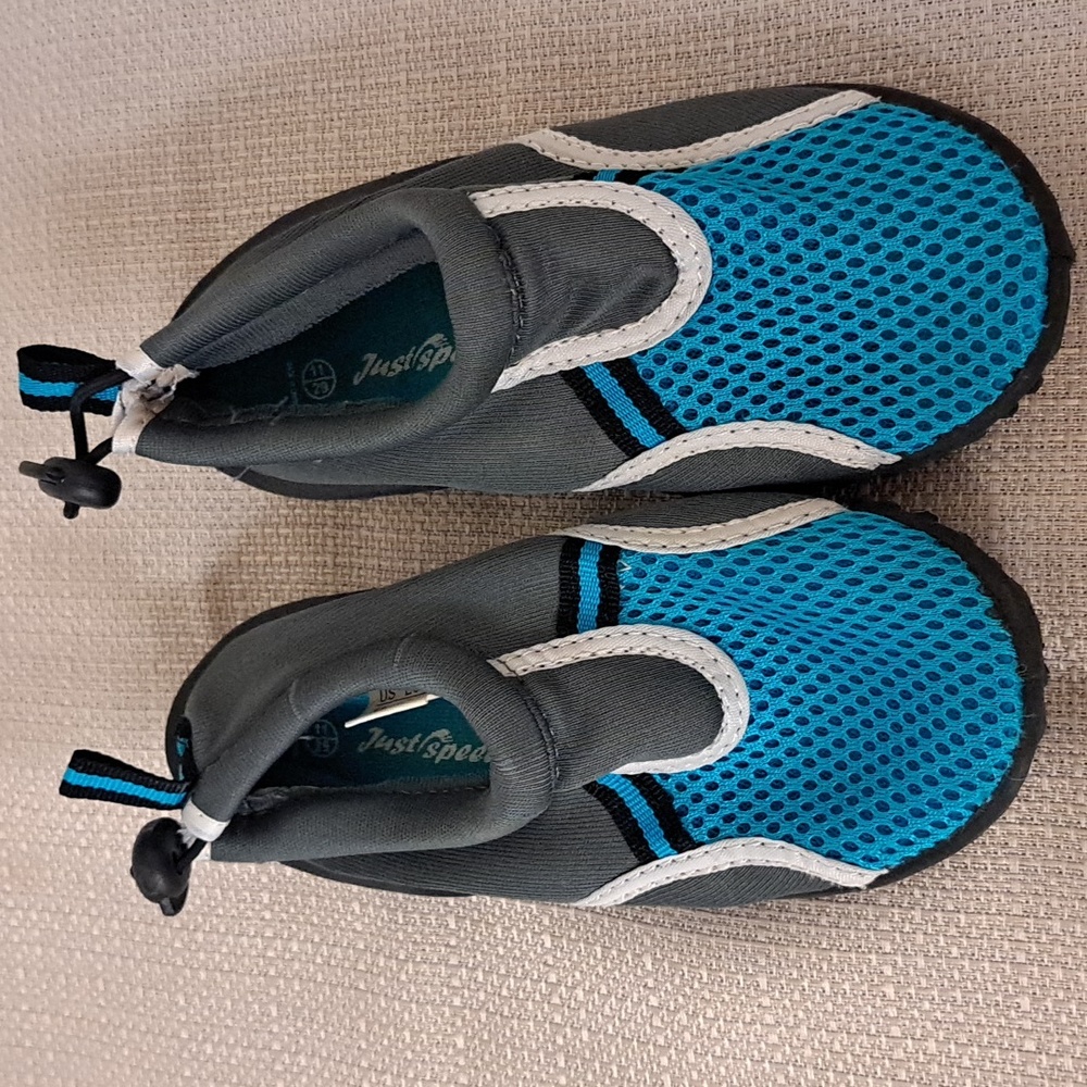Just Speed Boys Water Shoes - Gray/Blue - sz 11